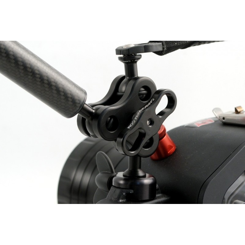 Triple Aluminum Clip - For 25 mm – 1 inch Carbonarm balls Triple Clamp CP/3 Triple Aluminum Clip - For 25 mm – 1 inch Carbonarm balls Triple Clamp CP/3