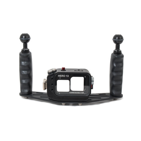 GoPRO housing Kit - 25 cm aluminum Carbonarm tray Kit Case GoPRO - Tray 25 cm KIT/GOPRO/25CM