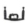 Kit Caisson pour GoPro + Platine 25 cm avec double Poignée