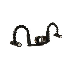 Kit Case GoPRO - Staffa 25 cm alluminio Carbonarm Kit Custodia Insta360 Ace Pro + Staffa 25 cm + doppio Braccio Flexarm 25 + due 2