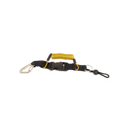 Crochet extensible en acier inoxydable - Carbonarm Mousqueton Inox avec Câble Spiralé ACC/MOSC