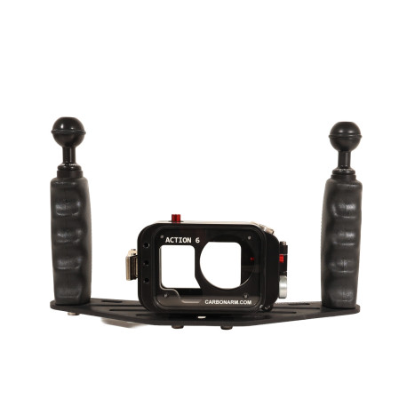 Kit Custodia DJI Osmo Action 6 + Staffa 25 cm con impugnature Kit Custodia DJI Osmo Action 6 + Staffa 25 cm con impugnature KIT/