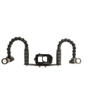 GoPRO Gehäuse Kit - 25 cm Carbonarm Schiene aus Aluminium GoPro Mission 1 Gehäuse-Kit + 25 cm Halterung + doppelter Flexarm 25 +