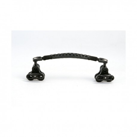 Triple aluminum handle and clip for underwater use – Carbonarm Carrying Handle with balls and Triple Clamps MN/SF2/3
