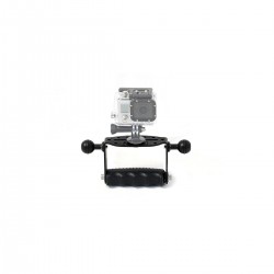 Goodman tray with 2 balls aluminum for underwater use Goodman Handle with Balls SFF/GDM/SF2/IM 2