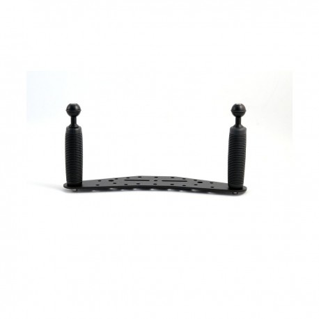 Underwater photography: Carbonarm tray with double handles Tray 32 cm with double Handle SFF/BRA/MN2