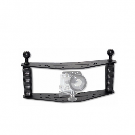 Carbonarm Double tray with balls for underwater use Double Tray 32 cm with double Handle SFF2/BRA/MN2/SF2