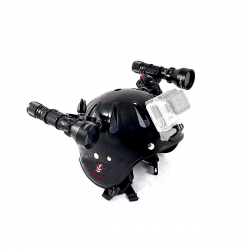 Easy Helmet Casque spéléo pour une utilisation sous-marine - Carbonarm Carbonarm Casque (complet) HELM/FULL